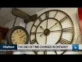 End of time changes in Ontario