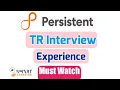 Persistent Systems TR Interview Experience 2021 Persistent July 2021 Smart Learning