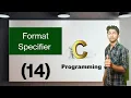 Format Specifier In C Programming C Tutorial In Hindi