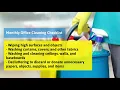 Detailed office cleaning checklist Daily Weekly and Monthly