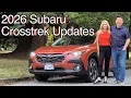 Updated engine choice plus a new hybrid 2026 Subaru Crosstrek review