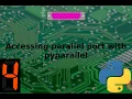 Accessing the parallel port with the Python Module pyparallel