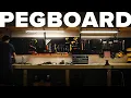 Building a pegboard wall in my garage