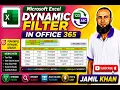 Dynamic Filter in Office 365 Search by any Column with Filter Function