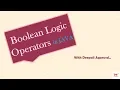 Boolean Logic Operators in JAVA Ternary Operator CORE JAVA Hindi