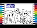 Roblox Rainbow Friends Coloring Pages Roblox Rainbow Friends all seven Cartoon - On On NCS