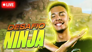 DESAFIO NINJA NO FREE FIRE! FT. TIME JOTA E TIME WEEDZÃO