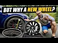So you scratched your Tesla wheel