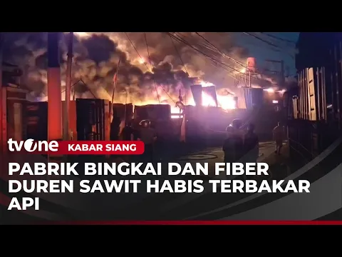 Hangus Terbakar, Penampakan Pabrik Bingkai dan Fiber Pascakebakaran