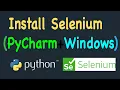 Installation of Selenium using PyCharm on Windows