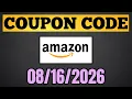 Amazon Coupon Code August 2026 - Amazon Discount Code Promo Code