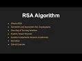 RSA Algorithm in depth with solved example