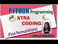 PYTHON Find Permutations of a given word using python