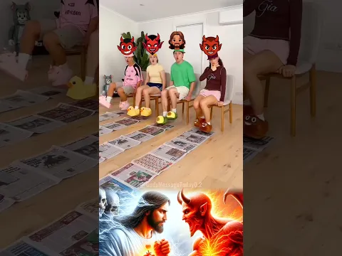 JESUS VS DEVIL NEWSPAPER RUN!
