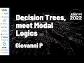 ModalDecisionTrees Decision Trees Meet Modal Logics Giovanni P JuliaCon 2022