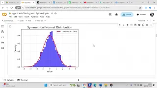 Create a normal distribution with Python