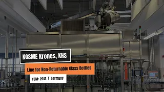 KOSME Krones KHS Line for Non-Returnable Glass Bottles 2013