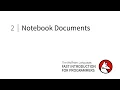Fast Introduction for Programmers Notebook Documents