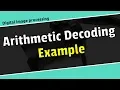 Arithmetic code decoding in image processing in bangla image processing bangla tutorial