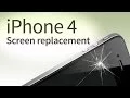 iPhone 4 screen replacement disassembly and reassembly english