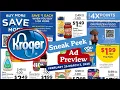 MEGA SALE Kroger SNEAK PEEK Ad for - 4x Fuel Points on Frozen Food MORE