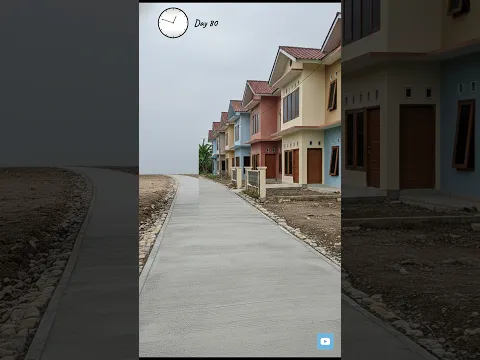 Little by little they began to improve their village. Satisfying 😍