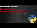 Data Visualization in PYTHON - Basic Bar Plot Using PANDAS NUMPY MATPLOTLIB