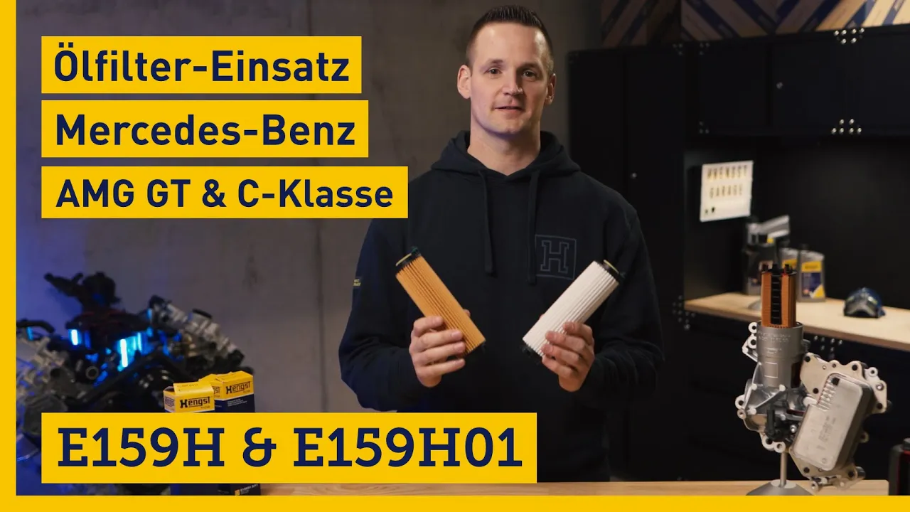 Hengst Ölfilter E159H & E159H01 für Mercedes-Benz AMG GT und die C-Klasse
