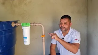 INSTALAÇÃO DO FILTRO ECO, E DUAS CAIXA DÀGUA DE 1000LT
