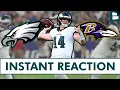 Eagles vs Ravens INSTANT REACTION Eagles Offense Looks BAD In Sean Mannion Debut