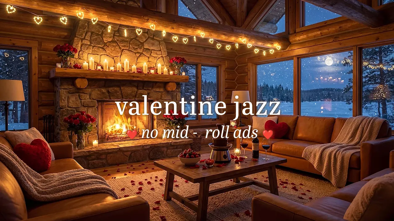 ❤️ Sweet Valentine Jazz (NO MID-ROLL ADS) Romantic Music for Love, Relaxation & Happy Vibes