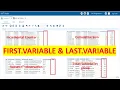 First Variable and Last Variable in SAS First and Last Processing in PDV