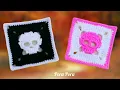 Crochet Skull Granny Square I Halloween Crochet I Crochet Halloween Decorations