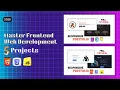 Build 5 Real World Projects Full Frontend Projects HTML CSS JAVASCRIPT Tutorial