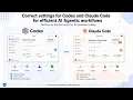 Correct settings for Codex and Claude Code for efficient AI Agentic workflow