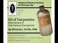 Lagu Oil of Turpentine: Sheet Anchor of 19th-Century Therapeutics, by Vincent J. Cirillo, Dec. 22, 2020