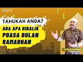 Rahasia Dibalik Puasa Bulan Ramadhan Yang Harus Anda Tahu