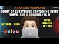 Count of Substrings Containing Every Vowel and K Consonants II Leetcode 3306 codestorywithMIK