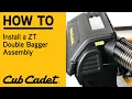 ZT Double Bagger Assembly Ultima Series Cub Cadet