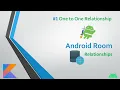 one to one relationship in room Embedded in Room android room database relationships