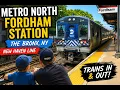 Train Watching with My Son at Fordham Station Metro-North New Haven Line