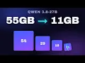Qwen 3 8-27B at 16 8 4 and 2-bit