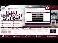 Fleet Maintenance Calendar in Google Sheets
