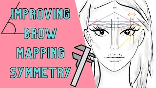 BROW MAPPING Tutorial Step by Step Improve symmetry for your Microblading Pre-Draw