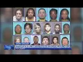 18 arrested 12 wanted after investigation into illegal narcotics distribution in Pitt County