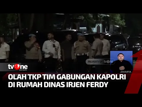 Polisi Lakukan Olah TKP di Rumah Dinas Irjen Ferdy Sambo