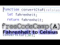 Celsius to Fahrenheit Javascript Tutorial