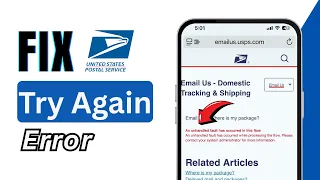 How to Fix USPS Try Again Error USPS Login Website Fix 2026
