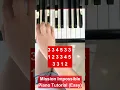 Mission Impossible Piano Tutorial Easy