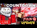 Download Lagu 🔴 Blox Fruits PAIN REWORK TRAILER COUNTDOWN LIVE!